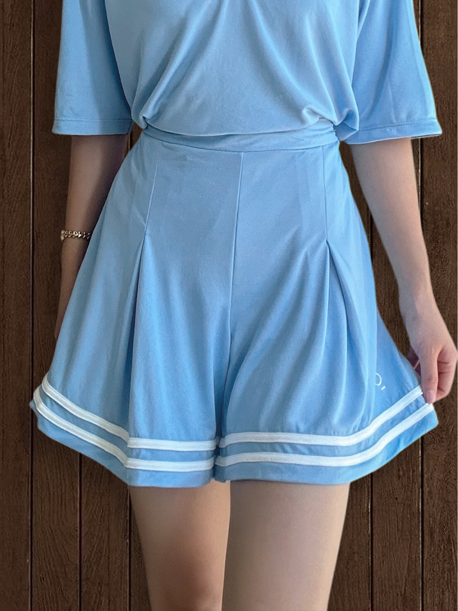 Kana Studio Striped Short in Baby Blue