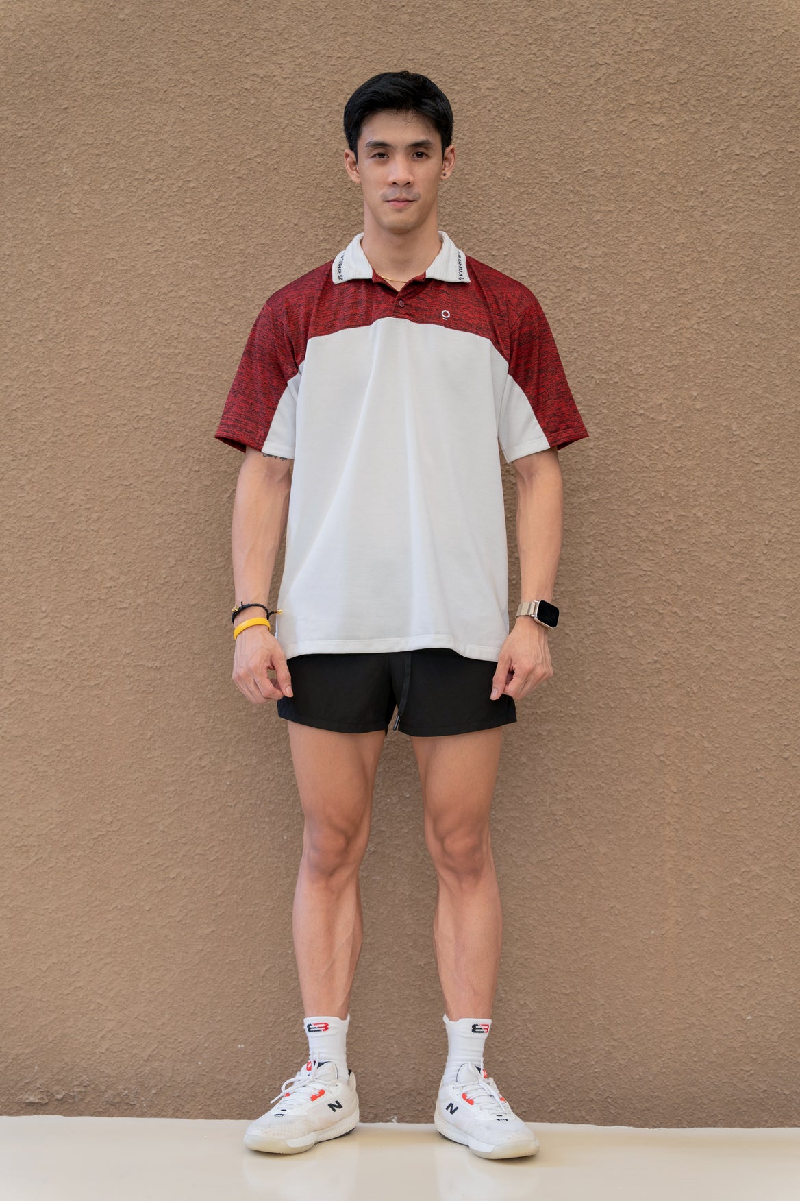 Kana Studio Men Arch Top in Red