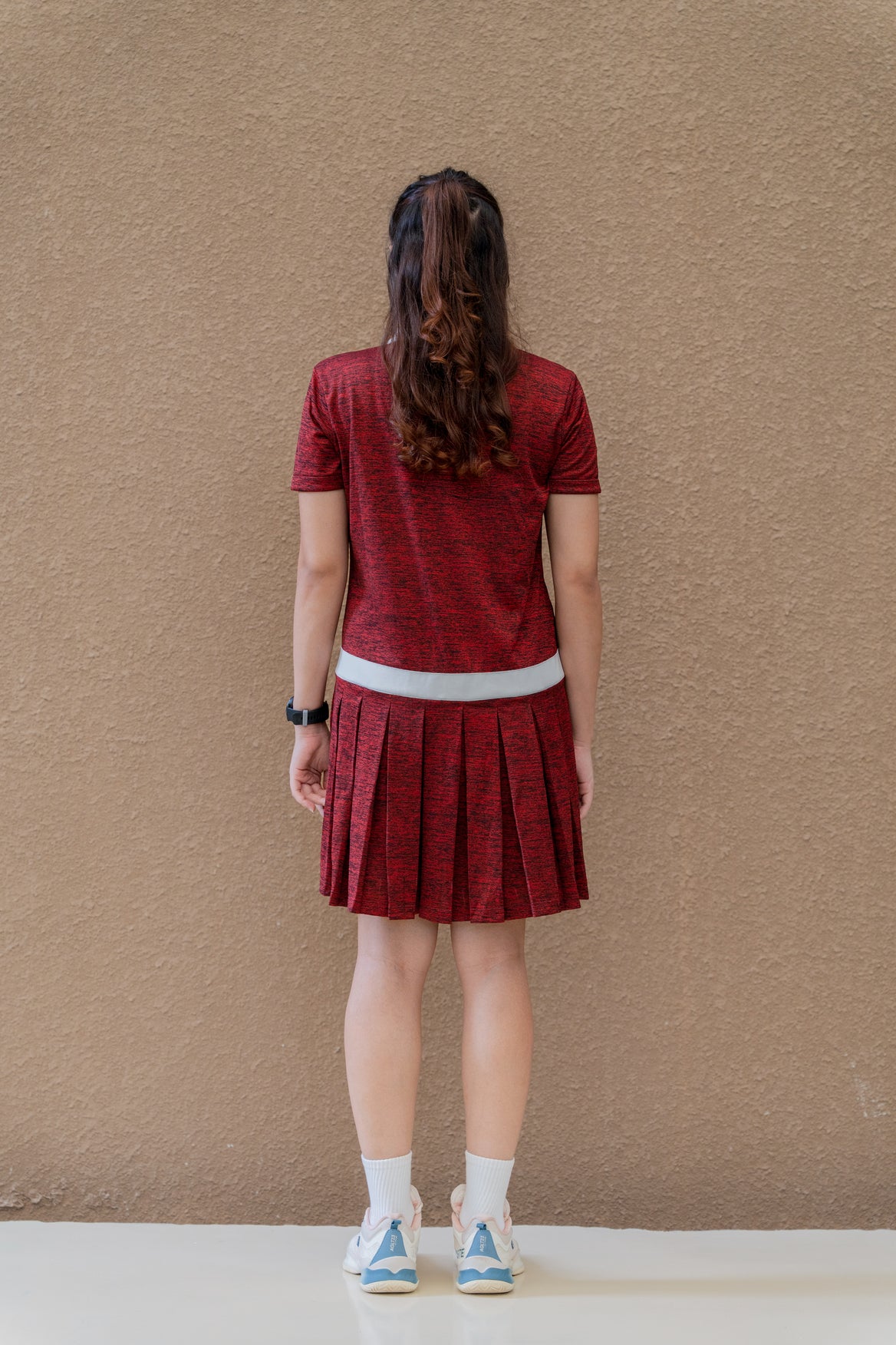 Kana Studio Two-Tone Dress in Red