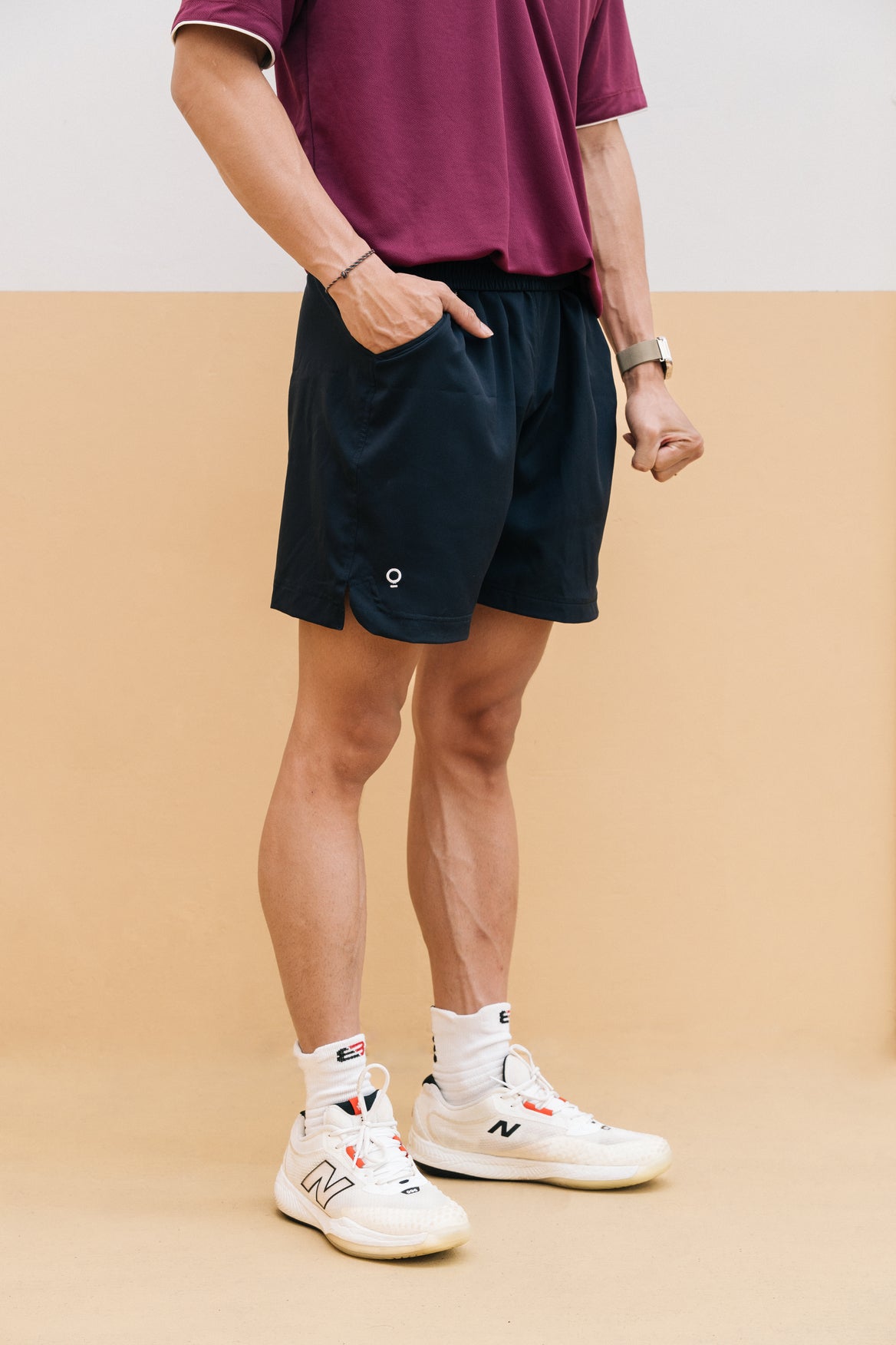 Men Linerless Shorts in Navy