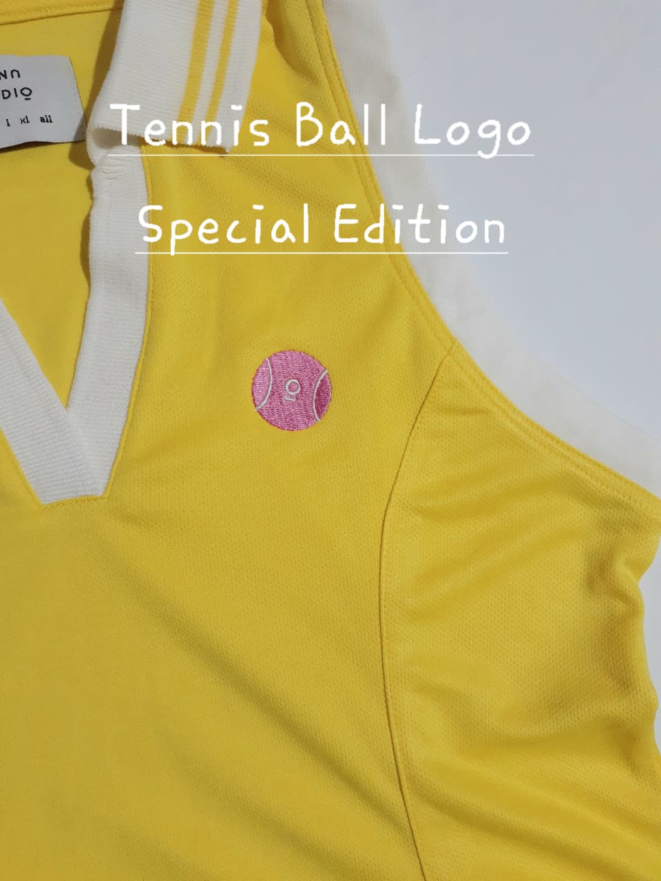 Kana Studio Halter Bias Sleeveless Top in Yellow