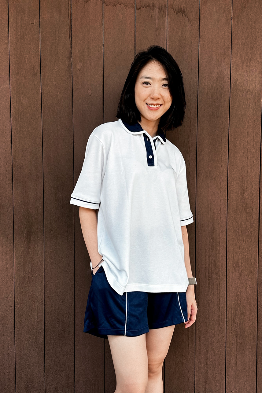 Kana Studio Round Collared Top / Polo Shirt / Tennis Shirt / Golf Shirt / Sport Shirt