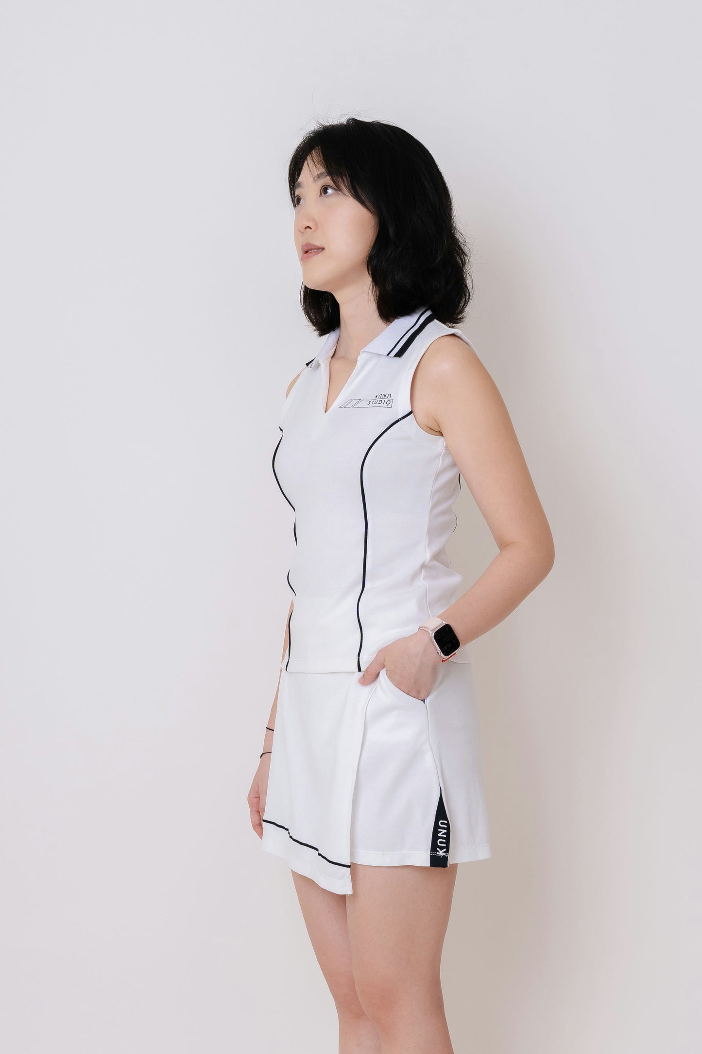 Kana Studio Line Skort / Tennis Skirt / Golf Skirt / Sport Skirt / Celana Rok Olahraga / Celana Rok Golf / Celana Rok Tennis