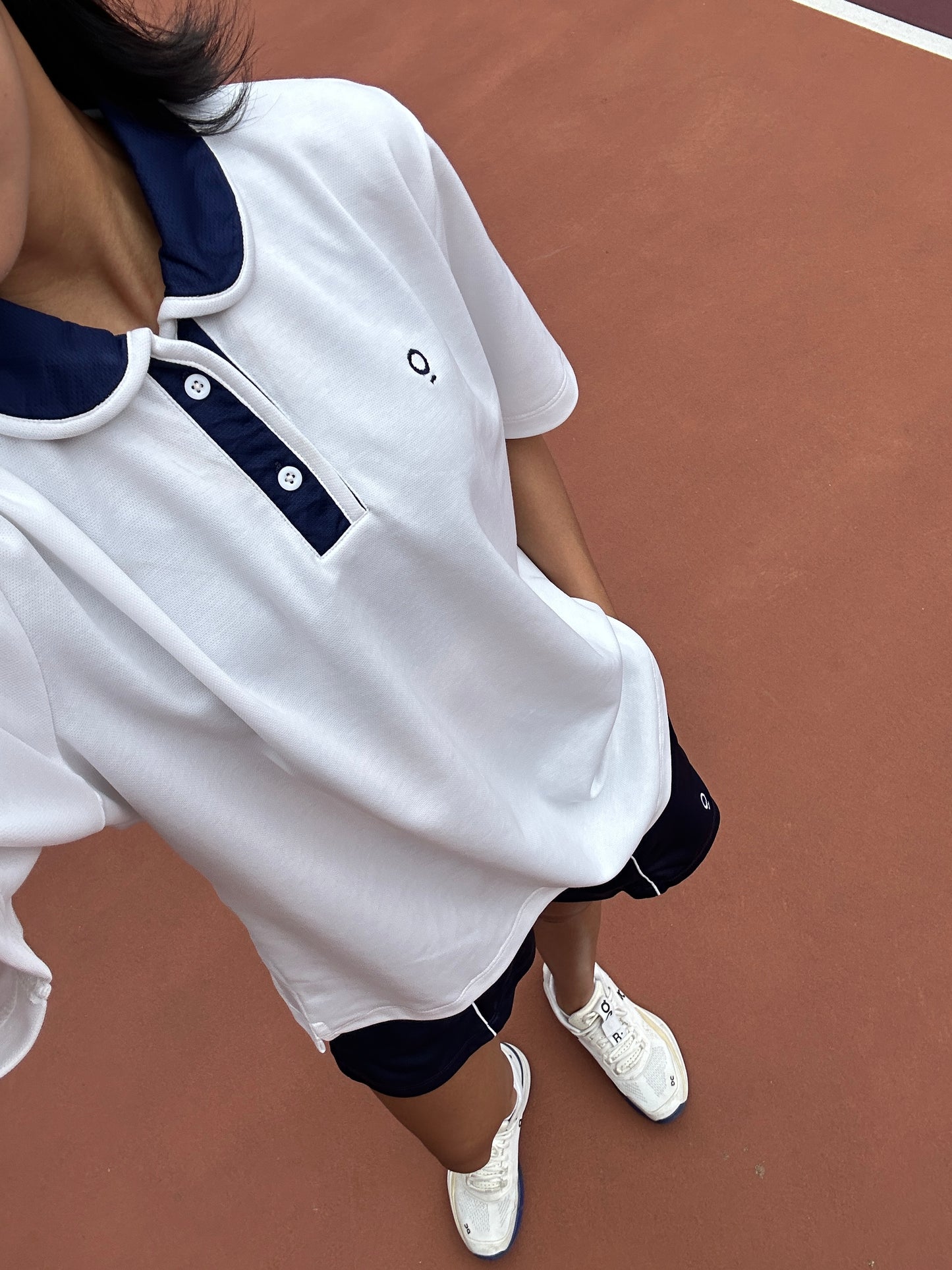 Kana Studio Round Collared Top / Polo Shirt / Tennis Shirt / Golf Shirt / Sport Shirt