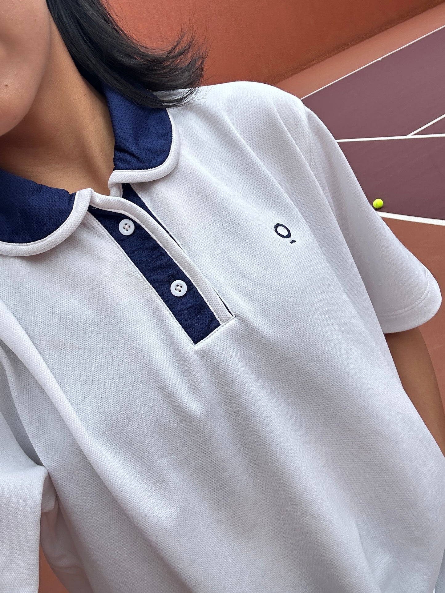 Kana Studio Round Collared Top / Polo Shirt / Tennis Shirt / Golf Shirt / Sport Shirt