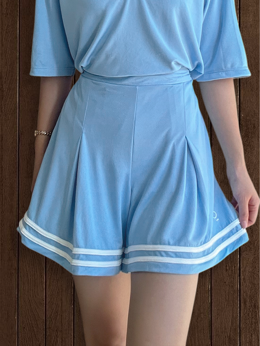 Kana Studio Striped Short in Baby Blue
