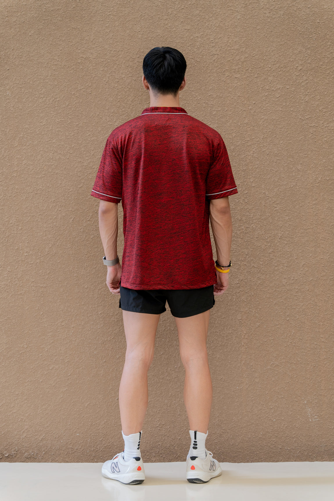 Kana Studio Men Mandarin Collar Top