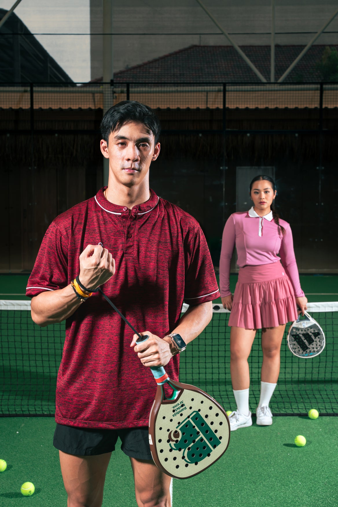 Kana Studio Men Mandarin Collar Top