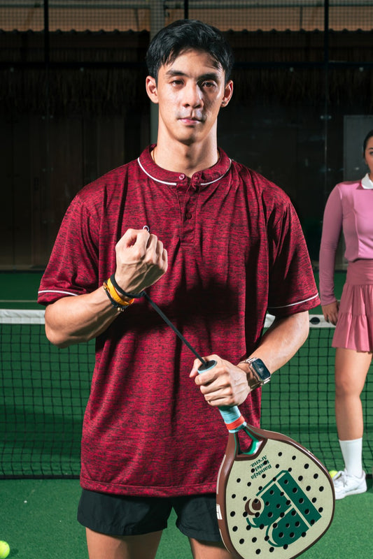 Kana Studio Men Mandarin Collar Top