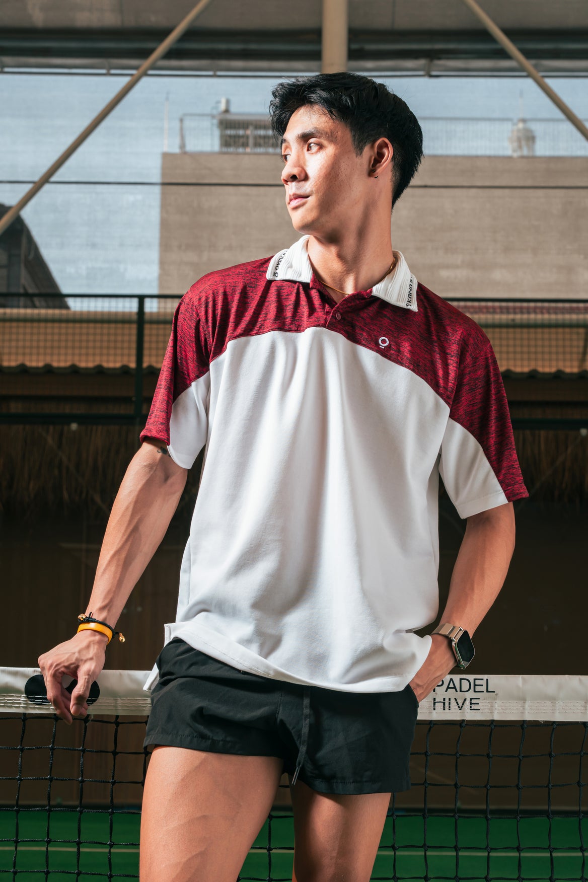 Kana Studio Men Arch Top in Red