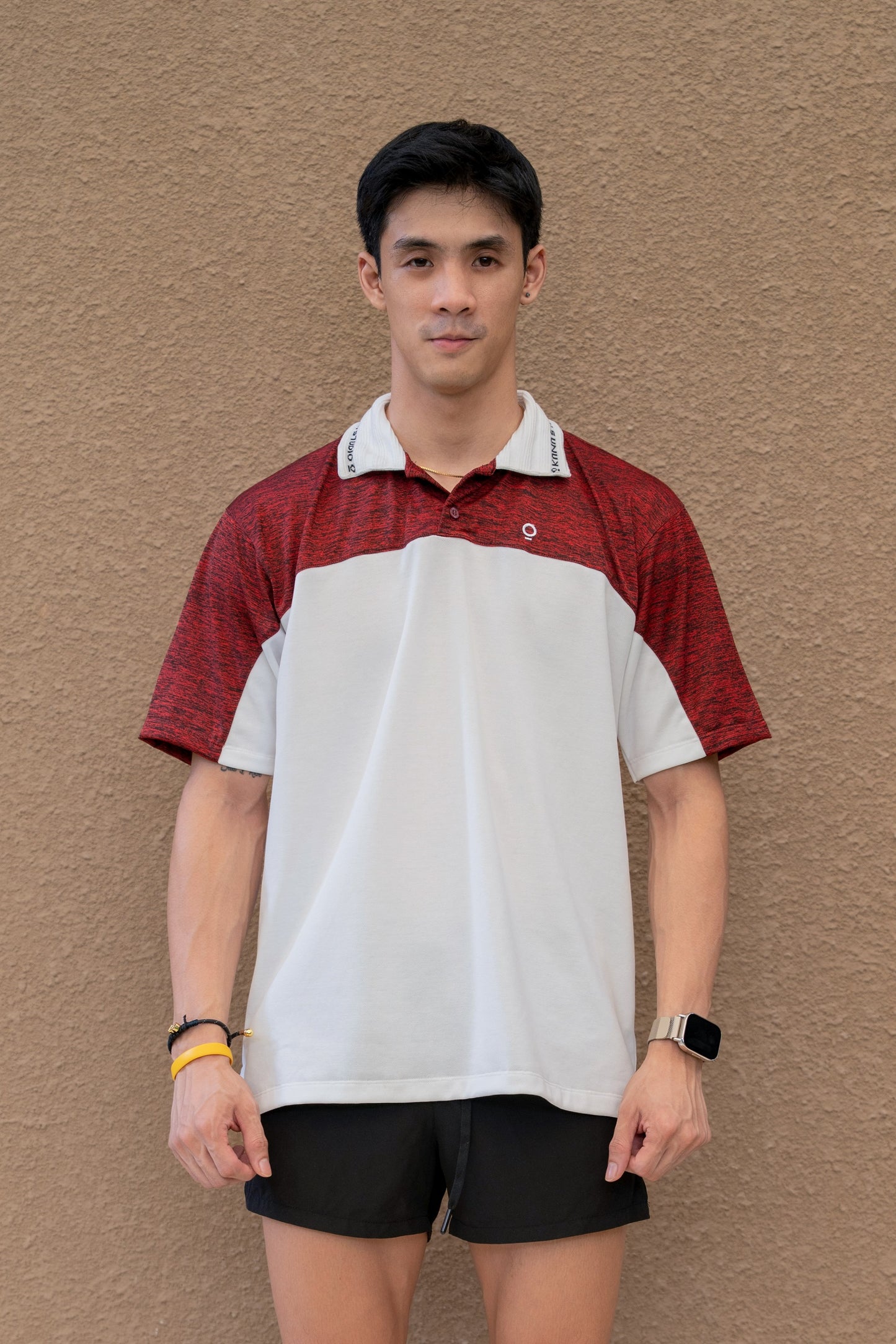 Kana Studio Men Arch Top in Red