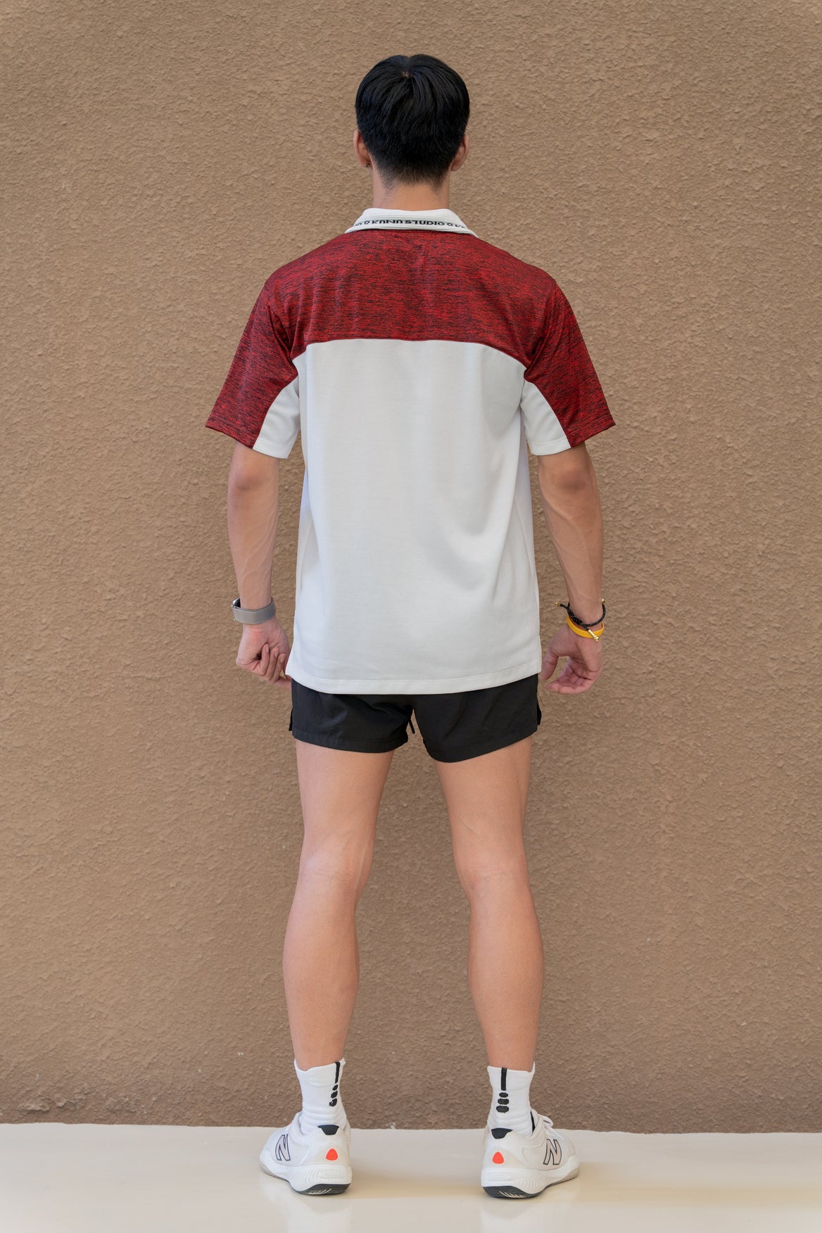 Kana Studio Men Arch Top in Red