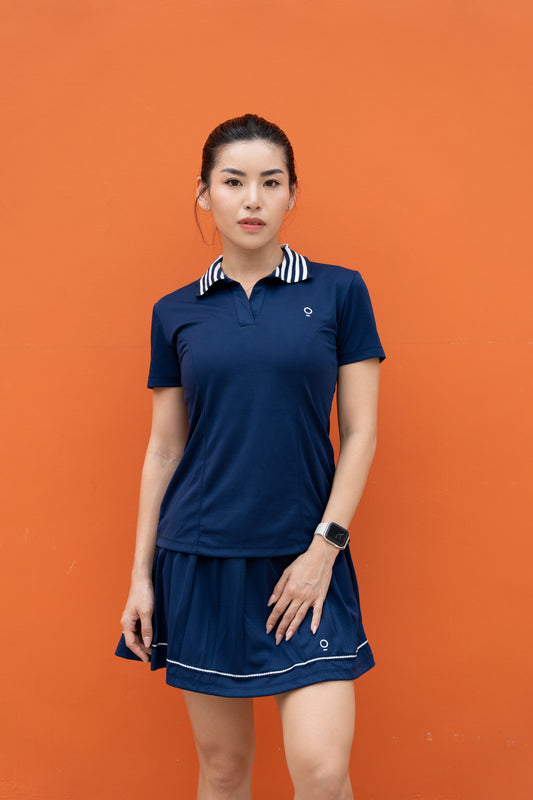 Kana Studio V Neck Collared Top