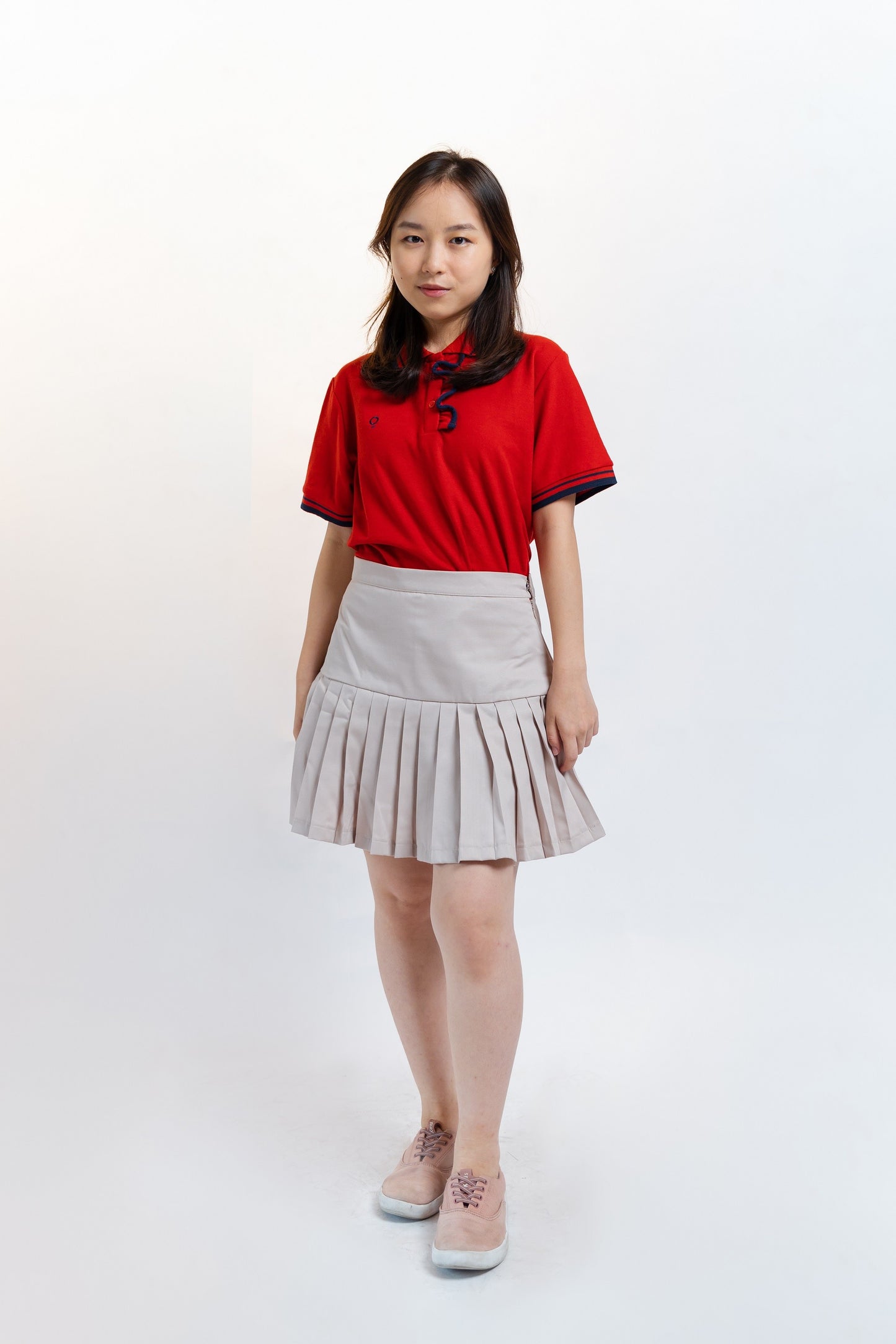 Kana Studio Ruffle Placket Top / Golf Shirt / Tennis Shirt / Activewear