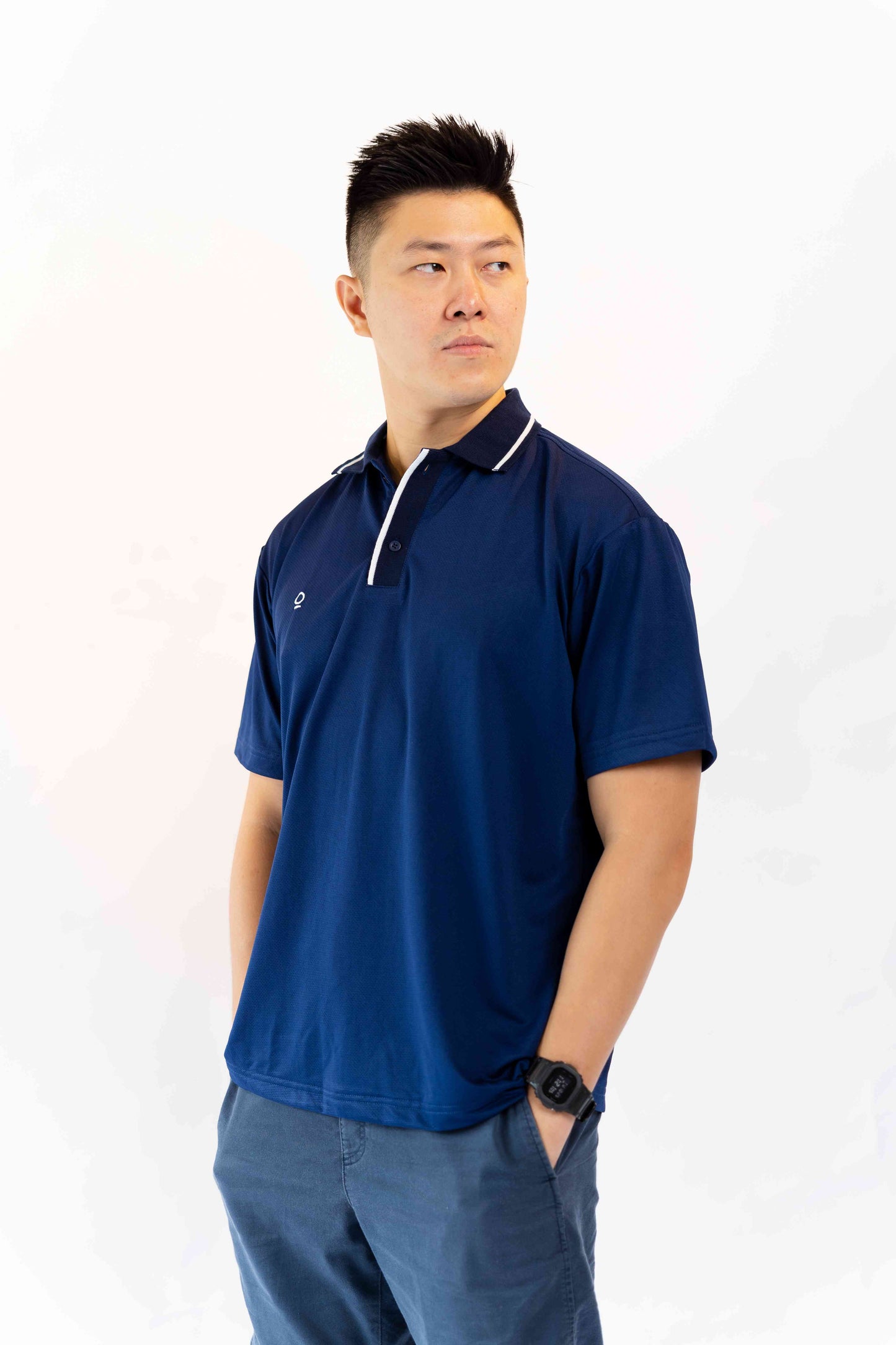 Kana Studio Men Rib Placket Top / Bestie Shirt / Team Shirt