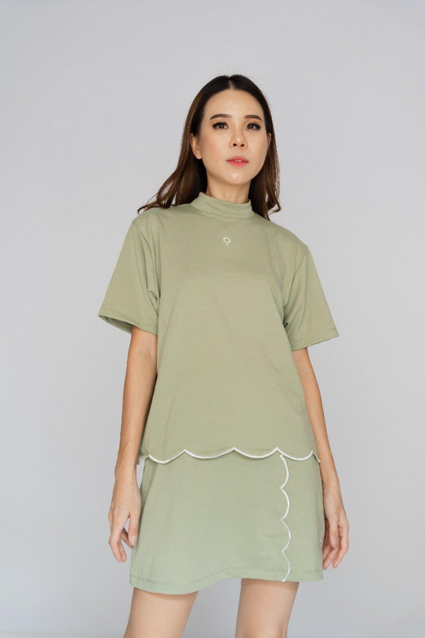 Kana Studio x Jolie Clothing Scallop Hem Skirt