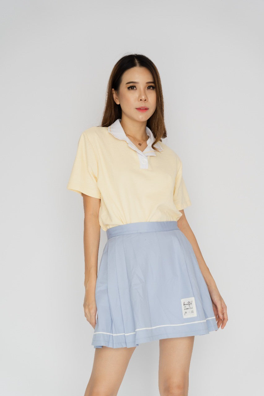 Kana Studio x Jolie Clothing Tag Embroidery Skirt