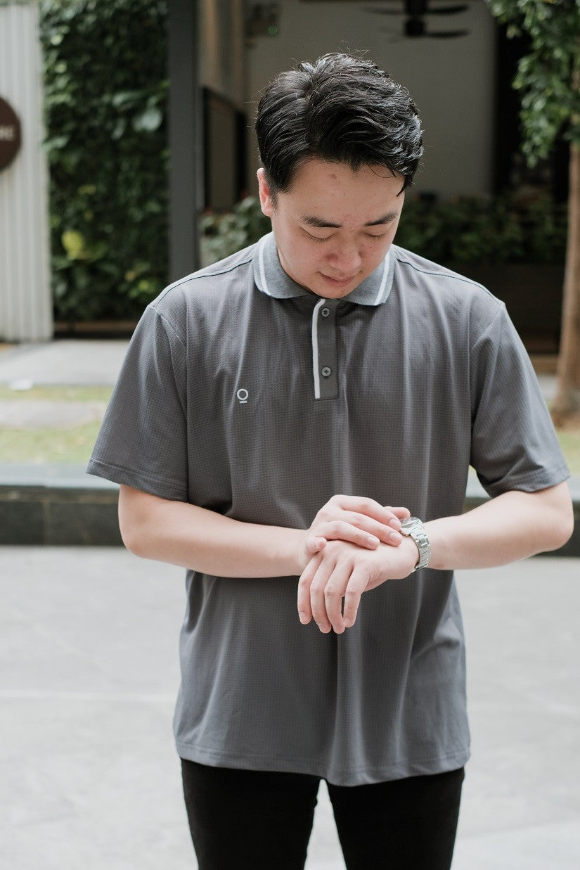 Kana Studio Men Rib Placket Top / Bestie Shirt / Team Shirt