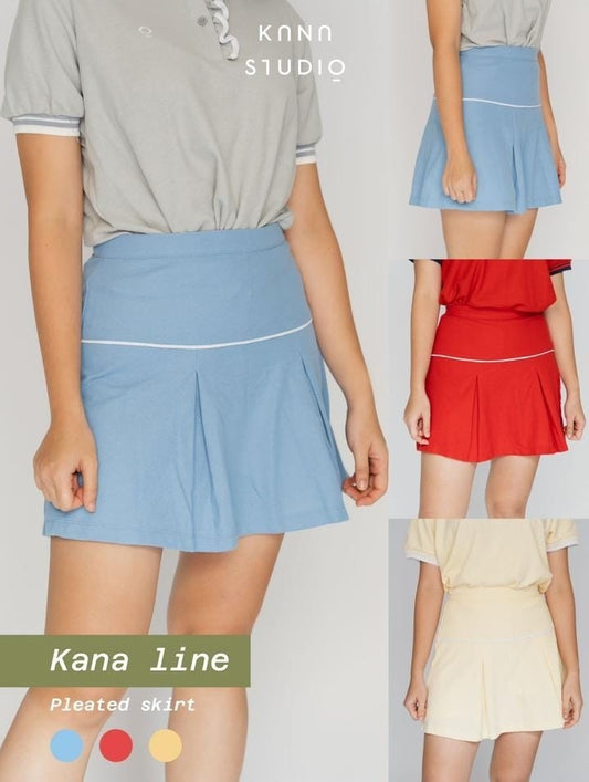 Kana Studio Line Pleated Skirt