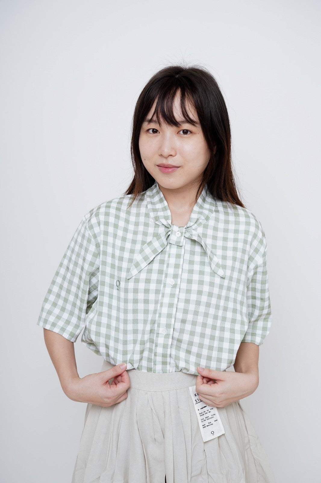 Kana Studio Ribbon Shirt / Baju Olahraga / Baju Golf / Baju Tennis / Activewear