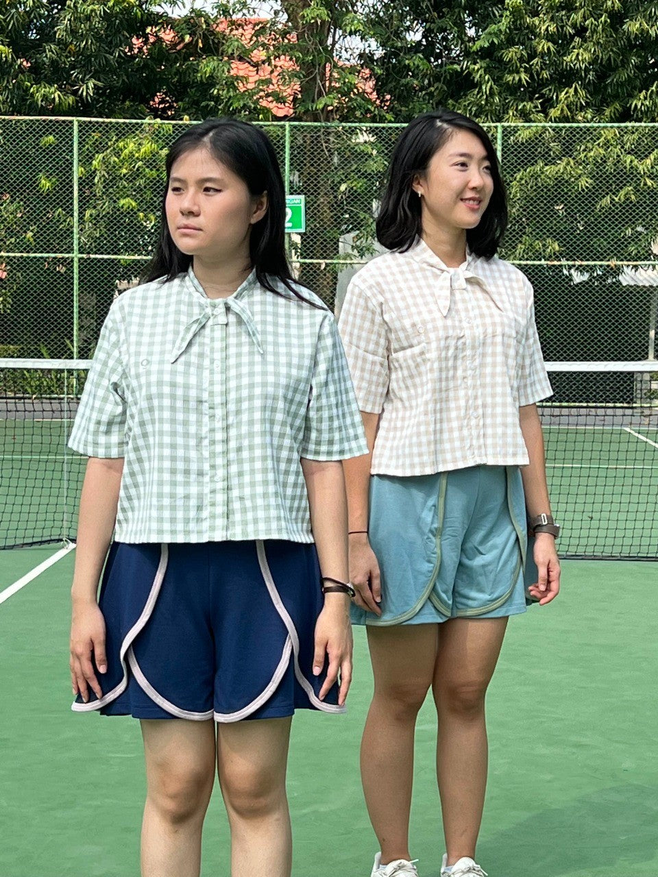 Kana Studio Ribbon Shirt / Baju Olahraga / Baju Golf / Baju Tennis / Activewear