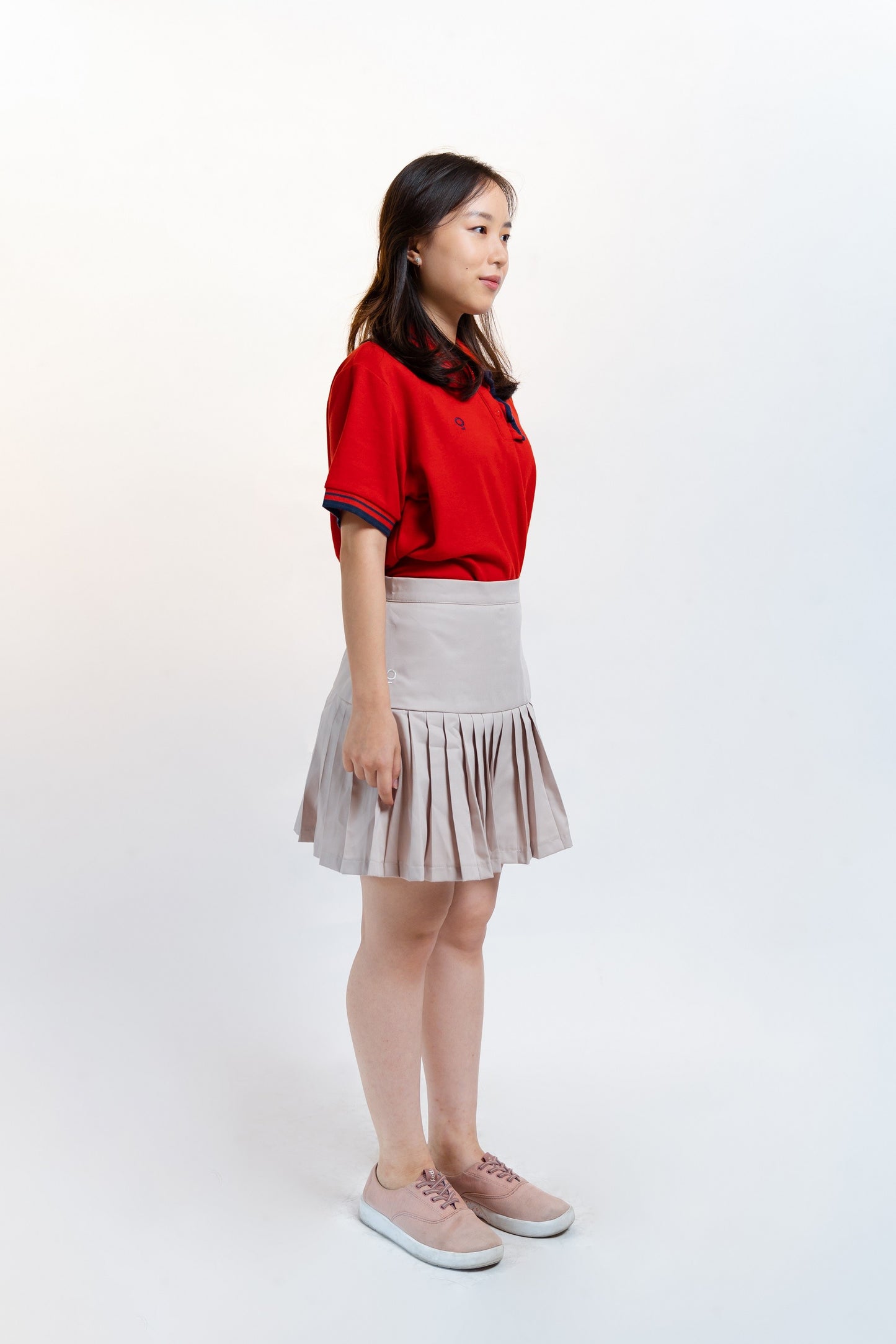 Kana Studio Ruffle Placket Top / Golf Shirt / Tennis Shirt / Activewear